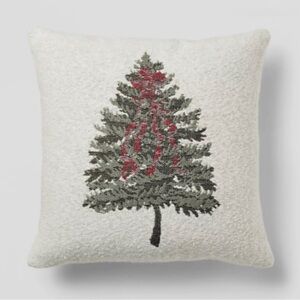 Studio McGee Christmas tree pillow 20”x20” NWOT